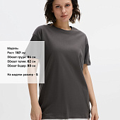 Футболка унисекс Regent 150, темно-серая