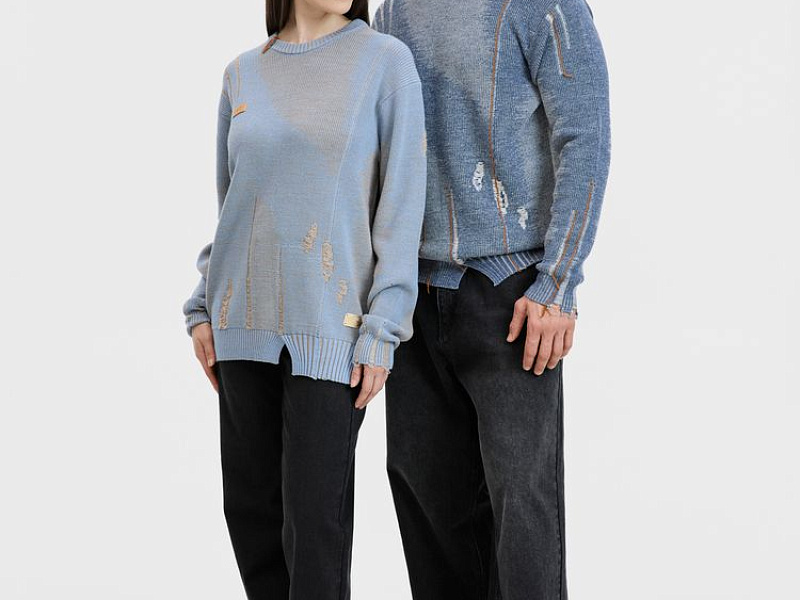 Джемпер Denim на заказ, полушерсть