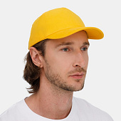 Бейсболка Long Beach, желтая