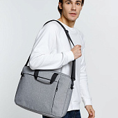 Сумка для ноутбука Oneworld, серая