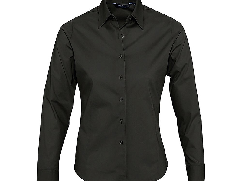 Рубашка женская с длинным рукавом Eden 140 черная