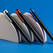 Ручка шариковая Fluent, синий металлик