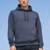 Толстовка унисекс Spencer, синий меланж