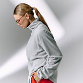 Куртка флисовая унисекс Fliska, светло-серая