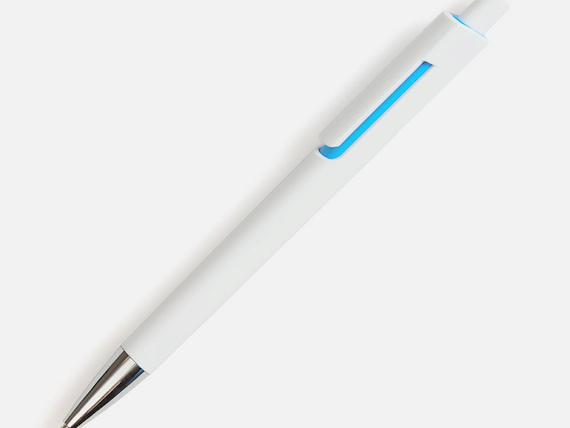 Ручка шариковая Dominanta, белая с голубым