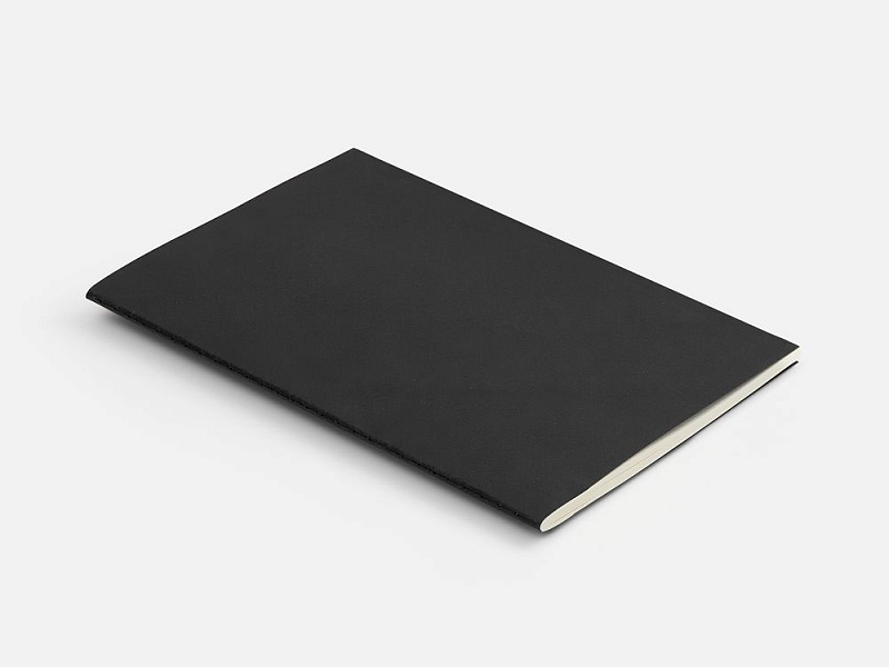 Блокнот Marco в клетку, черный