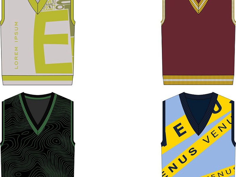 Жилет на заказ Classic Fint, полушерсть