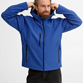 Куртка мужская с капюшоном Replay Men 340, ярко-синяя