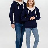 Толстовка на молнии Kulonga Sherpa, темно-синяя