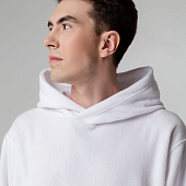 Худи флисовое унисекс Manakin, белое