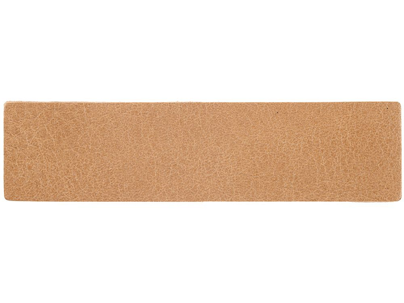 Лейбл кожаный Pasek, S, бежевый