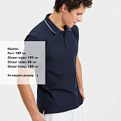 Рубашка поло Virma Stripes, темно-синяя