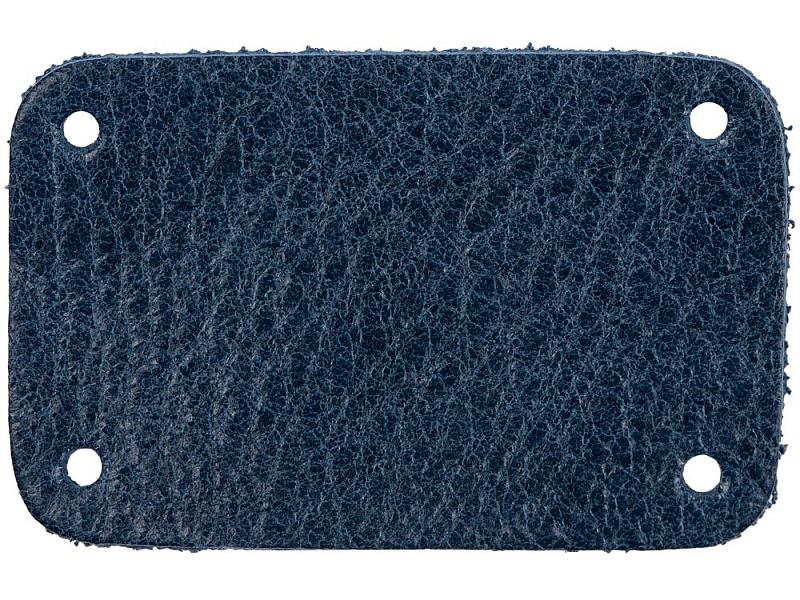 Лейбл кожаный Beta, S, синий