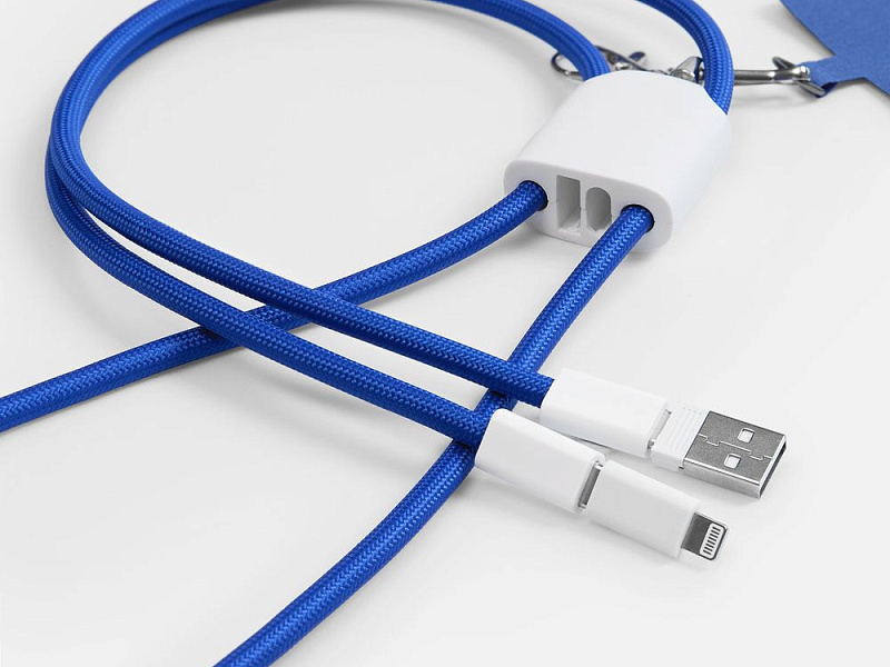 Кабель-ланьярд energyFlex Pro, синий