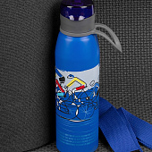 Бутылка для воды Billy Gym, матовая синяя