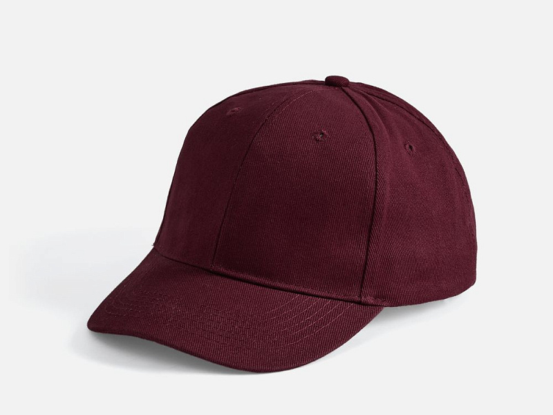 Бейсболка Buffalo, бордовая
