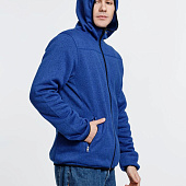 Куртка с капюшоном унисекс Gotland, синяя