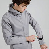 Куртка с капюшоном унисекс Begi, серая