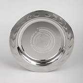 Тарелка наградная «Круг почета», серебристая