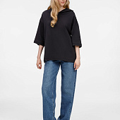 Футболка оверсайз унисекс с капюшоном Neofit, черная