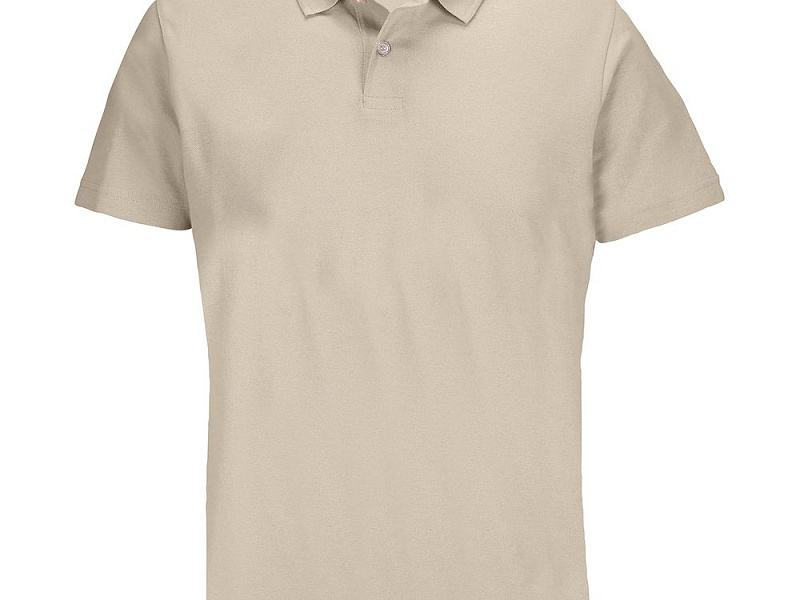 Рубашка поло унисекс Pulse, бежевая (льняная)