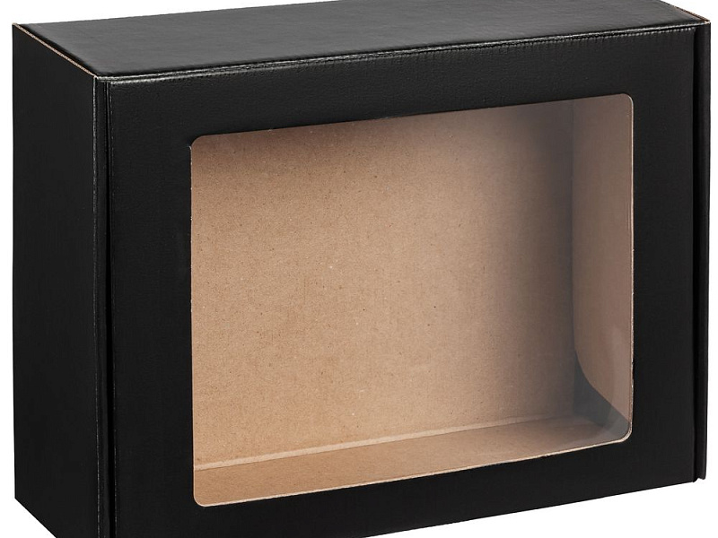 Коробка с окном Visible, черная