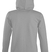 Толстовка женская на молнии с капюшоном Seven Women, серый меланж