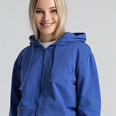 Толстовка на молнии с капюшоном Siverga 2.0, ярко-синяя