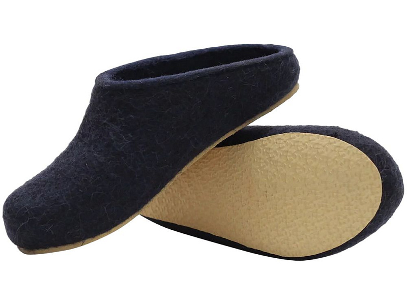 Домашние валенки Step, темно-синие (клякса)