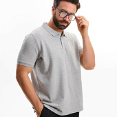 Рубашка поло мужская Phoenix Men, серый меланж