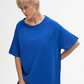 Футболка унисекс оверсайз T2, синяя