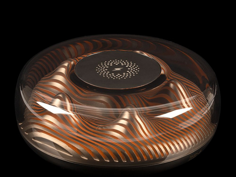 Станция для беспроводной зарядки с подсветкой apexPoint, черная