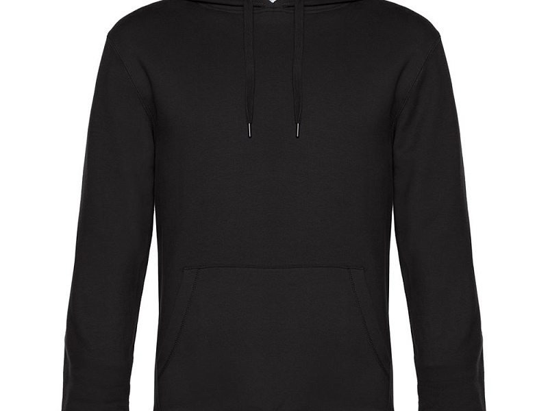 Толстовка с капюшоном унисекс King, черная