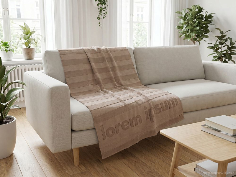 Плед на заказ Pleat Grand Plus, М, полушерсть