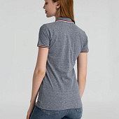 Рубашка поло женская Paname Women, голубой меланж