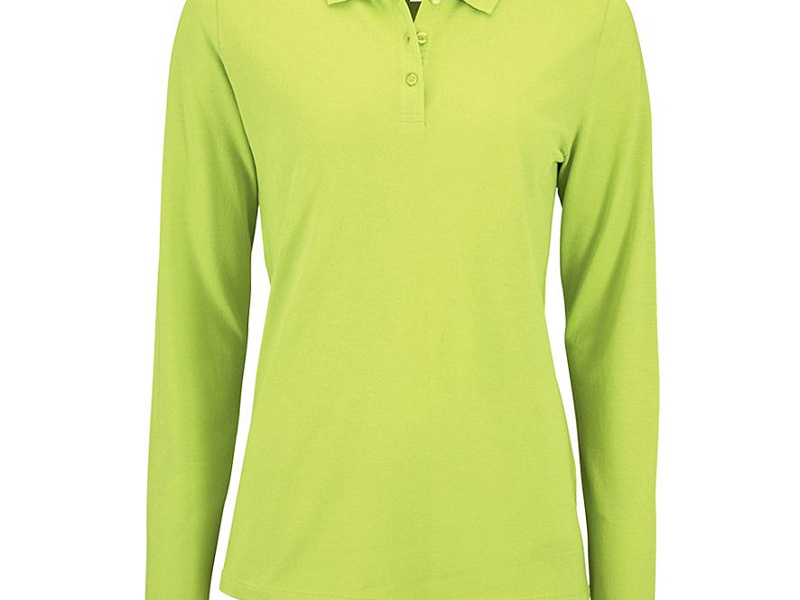 Рубашка поло женская с длинным рукавом Perfect LSL Women, зеленое яблоко