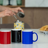 Кружка «Хамелеон», глянцевая, черная