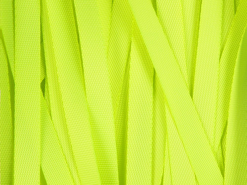 Стропа текстильная Fune 10 S, желтый неон, 30 см