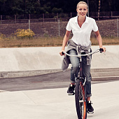 Рубашка поло женская Surf Lady, оранжевая