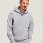 Худи оверсайз унисекс Origin, серый меланж