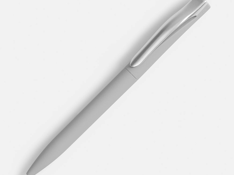 Ручка шариковая Pin Soft Touch, серая