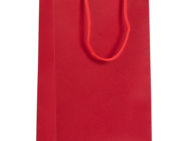 Пакет бумажный Porta S, вертикальный, красный