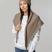 Шапка Dalia, светло-коричневая