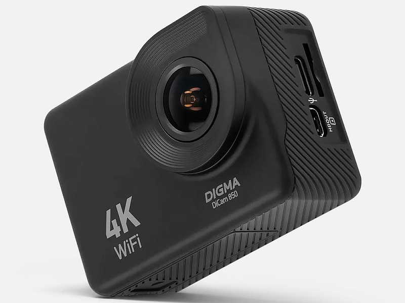 Экшн-камера Digma DiCam 850, черная