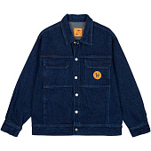 Лейбл из ПВХ Dzeta, L, оранжевый неон