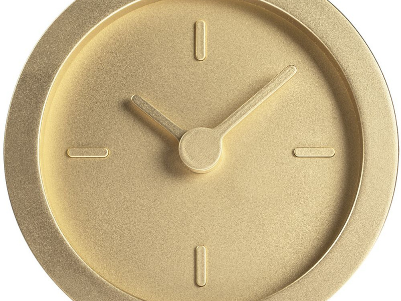 Часы настольные Bronco XXS Sarah, золотистые