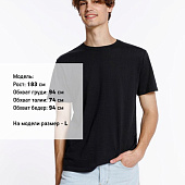 Футболка унисекс Streetwise, черная