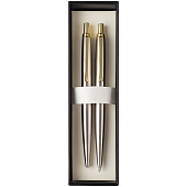 Набор из механического карандаша и ручки Poetica, золотистый