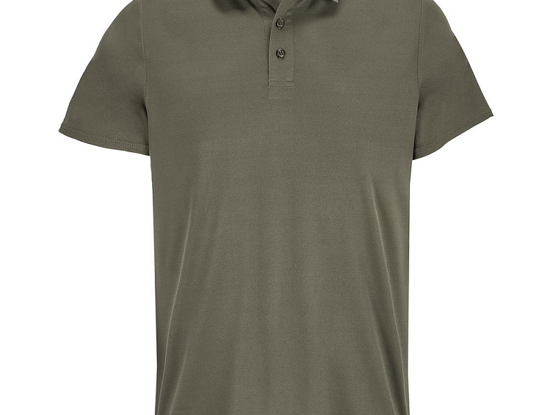 Рубашка поло унисекс Pitcher, темный хаки