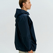 Дождевик-анорак Alatau, укороченный, темно-синий, единый размер